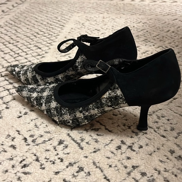 A Marinelli textured kitten heels - Picture 4 of 6